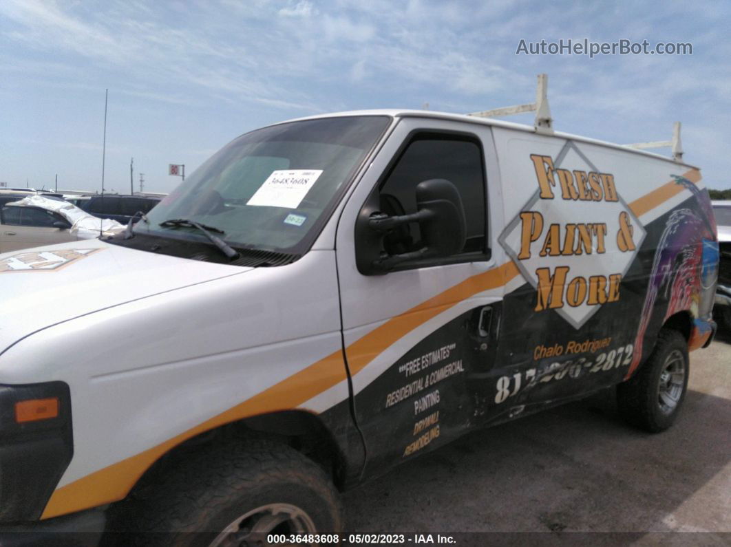 2013 Ford Econoline Cargo Van Commercial/recreational White vin: 1FTNE2EW2DDA19146