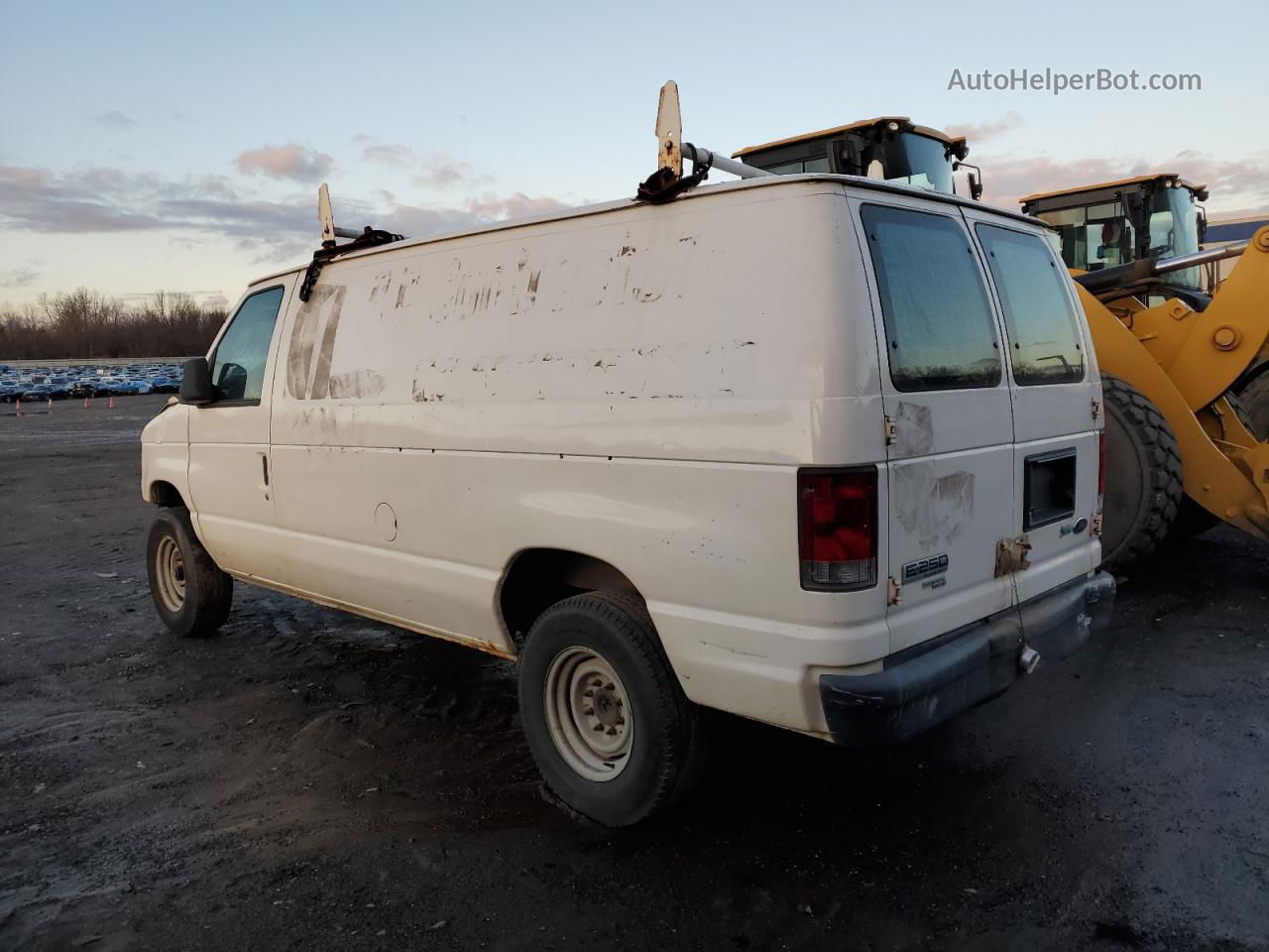 2013 Ford Econoline E250 Van White vin: 1FTNE2EW2DDA98026