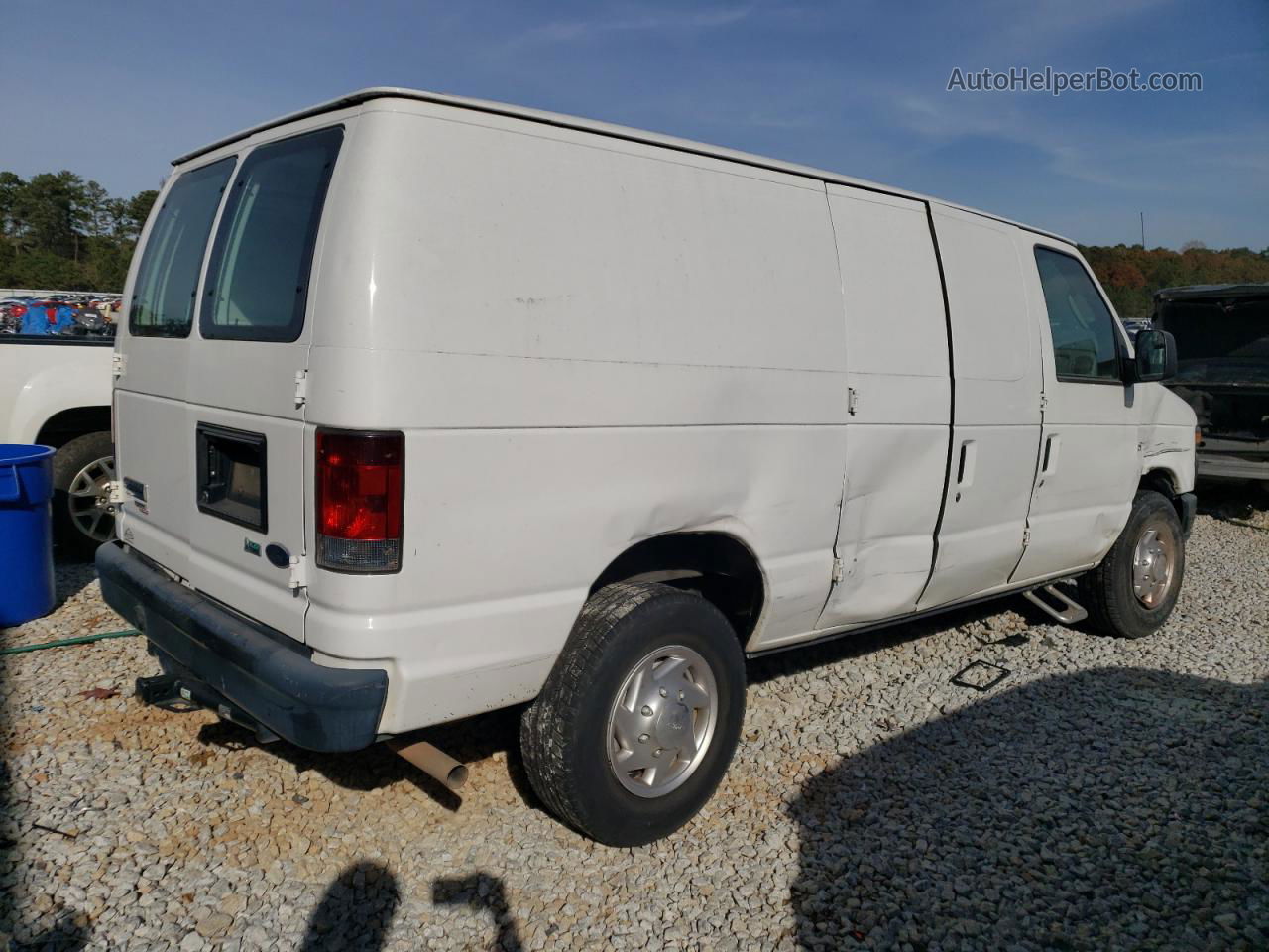 2012 Ford Econoline E250 Van White vin: 1FTNE2EW3CDA04234