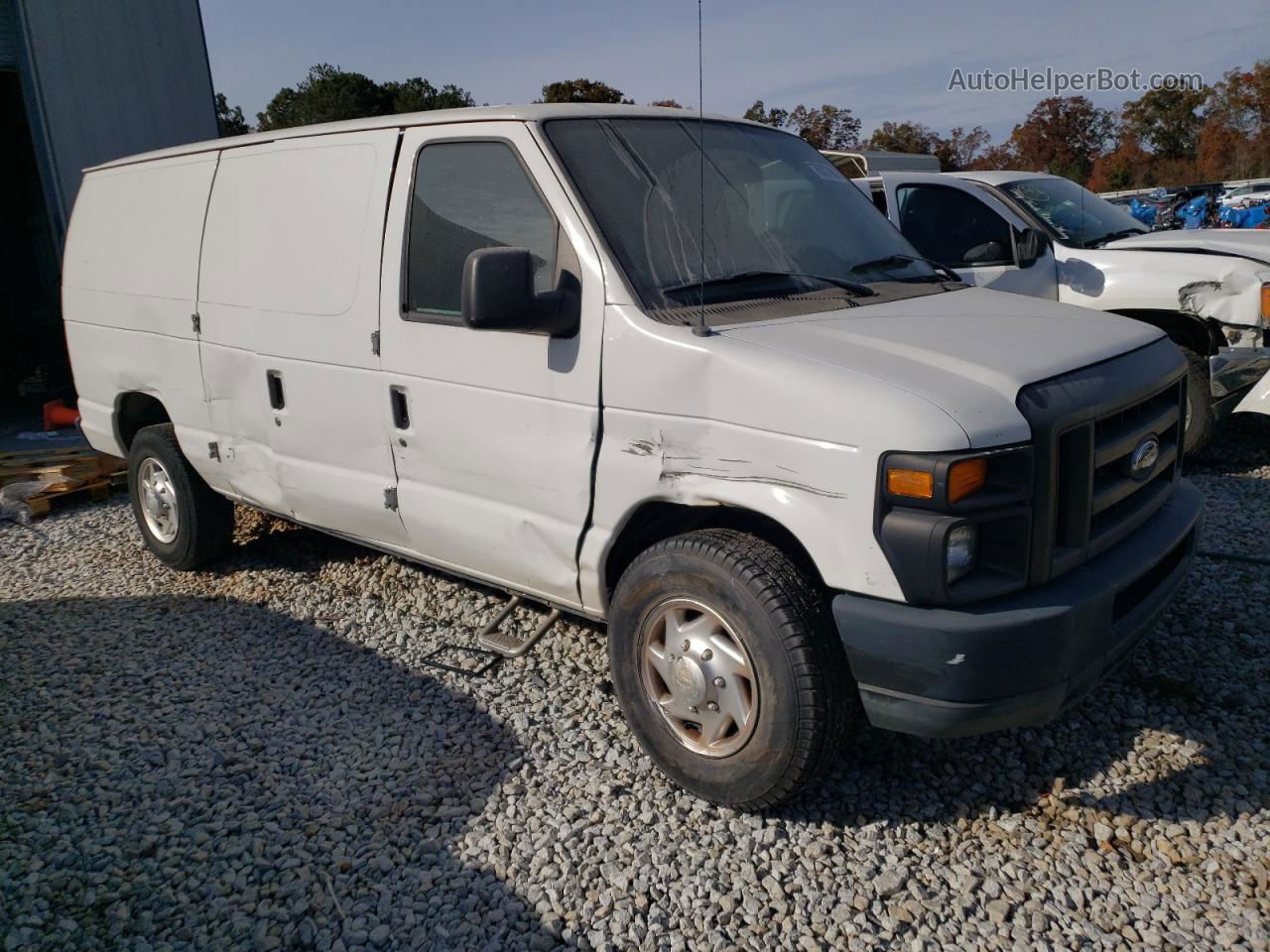 2012 Ford Econoline E250 Van White vin: 1FTNE2EW3CDA04234