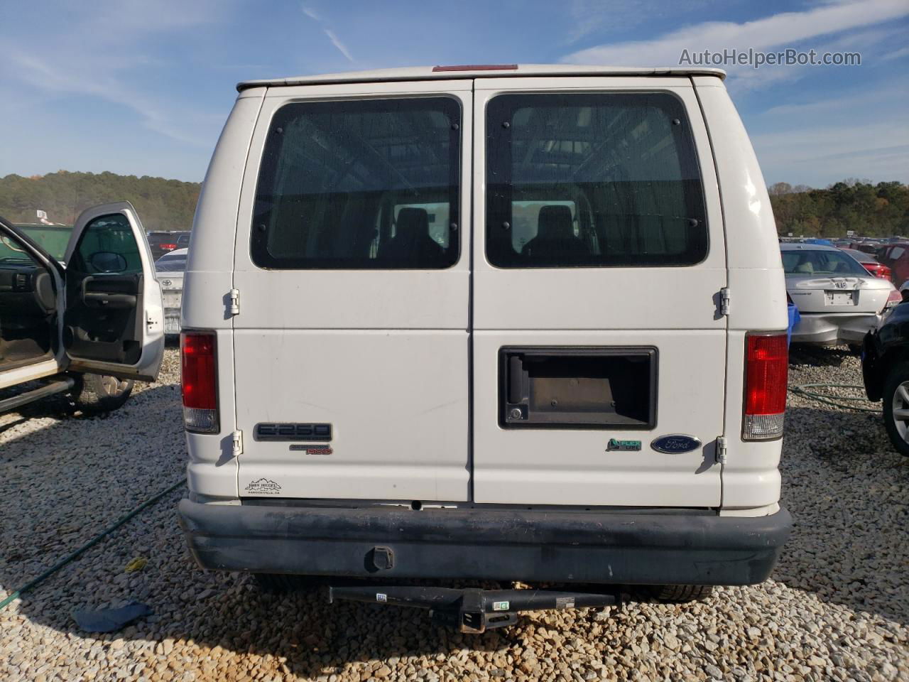 2012 Ford Econoline E250 Van White vin: 1FTNE2EW3CDA04234