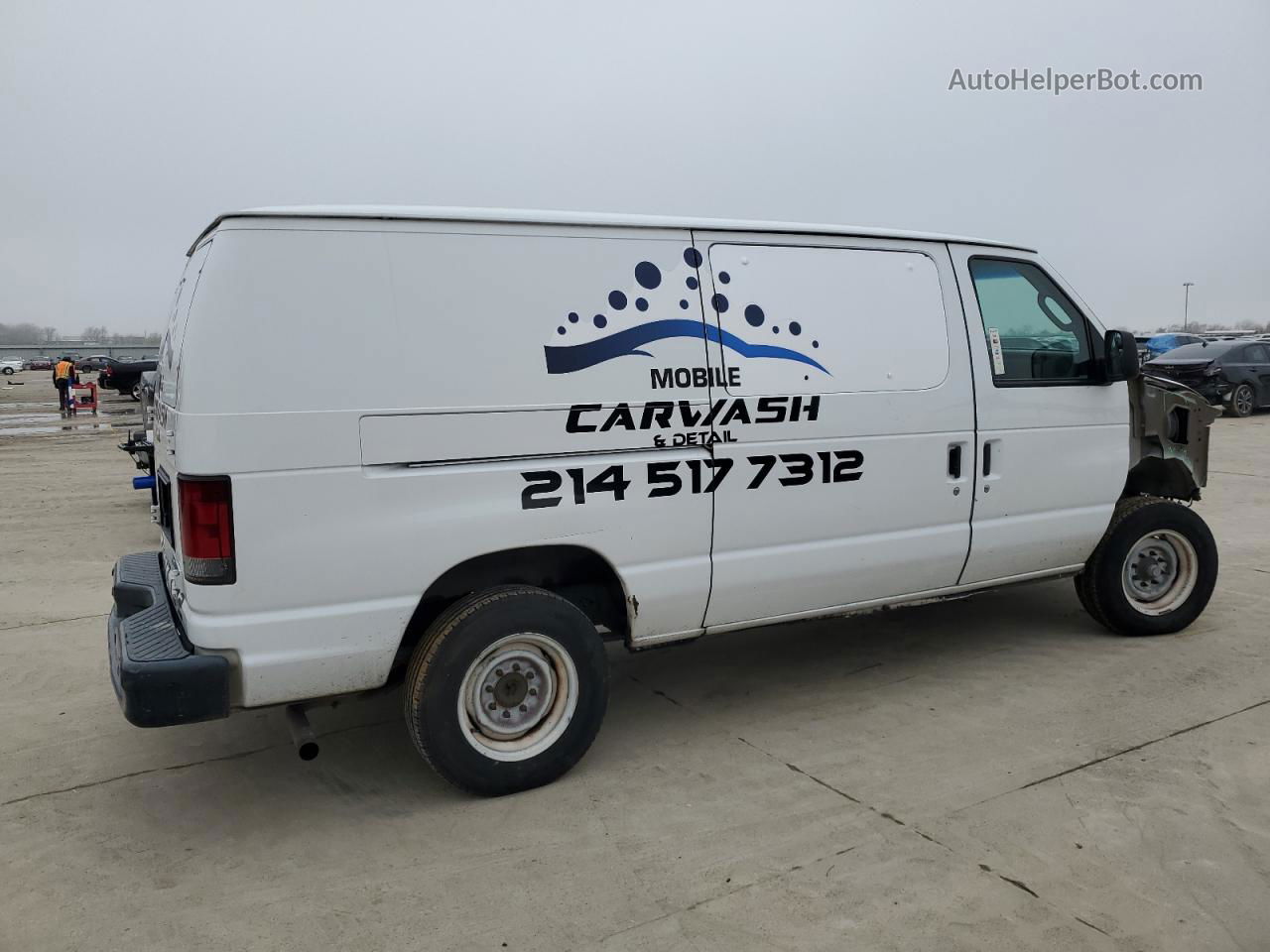 2013 Ford Econoline E250 Van White vin: 1FTNE2EW3DDA30236