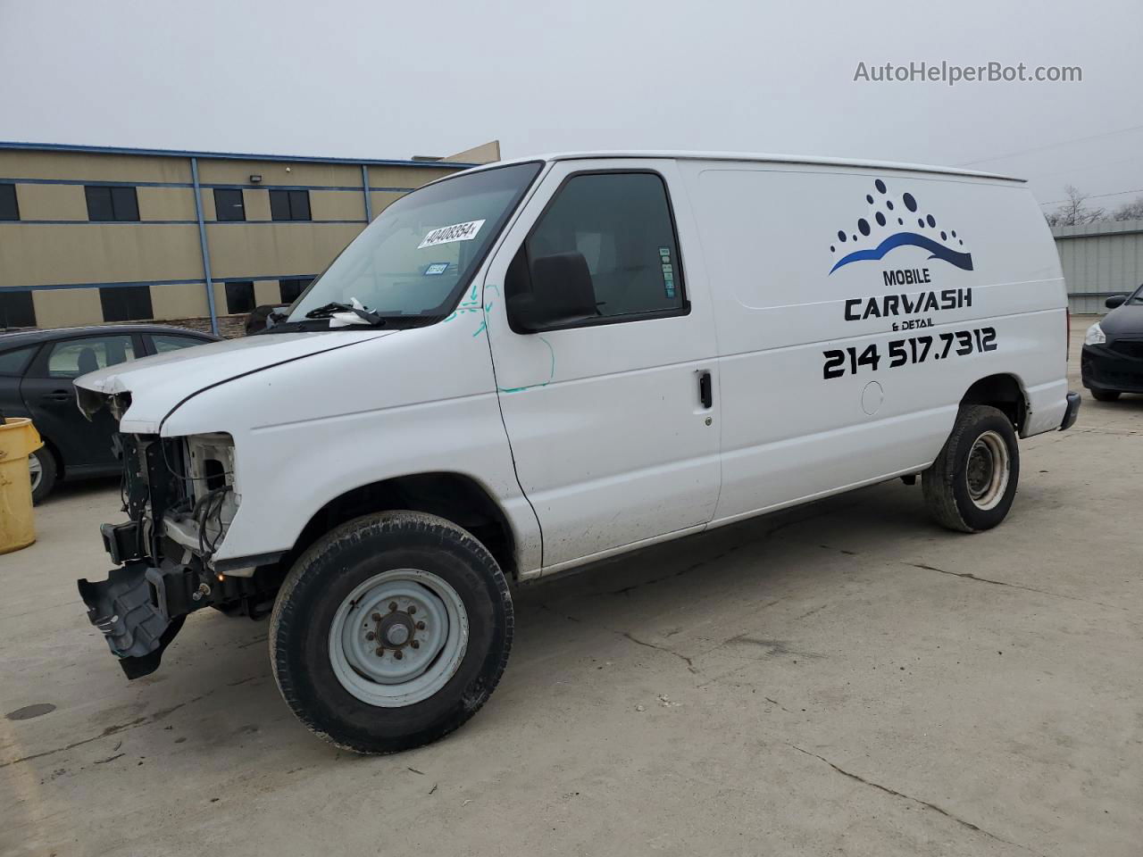 2013 Ford Econoline E250 Van White vin: 1FTNE2EW3DDA30236