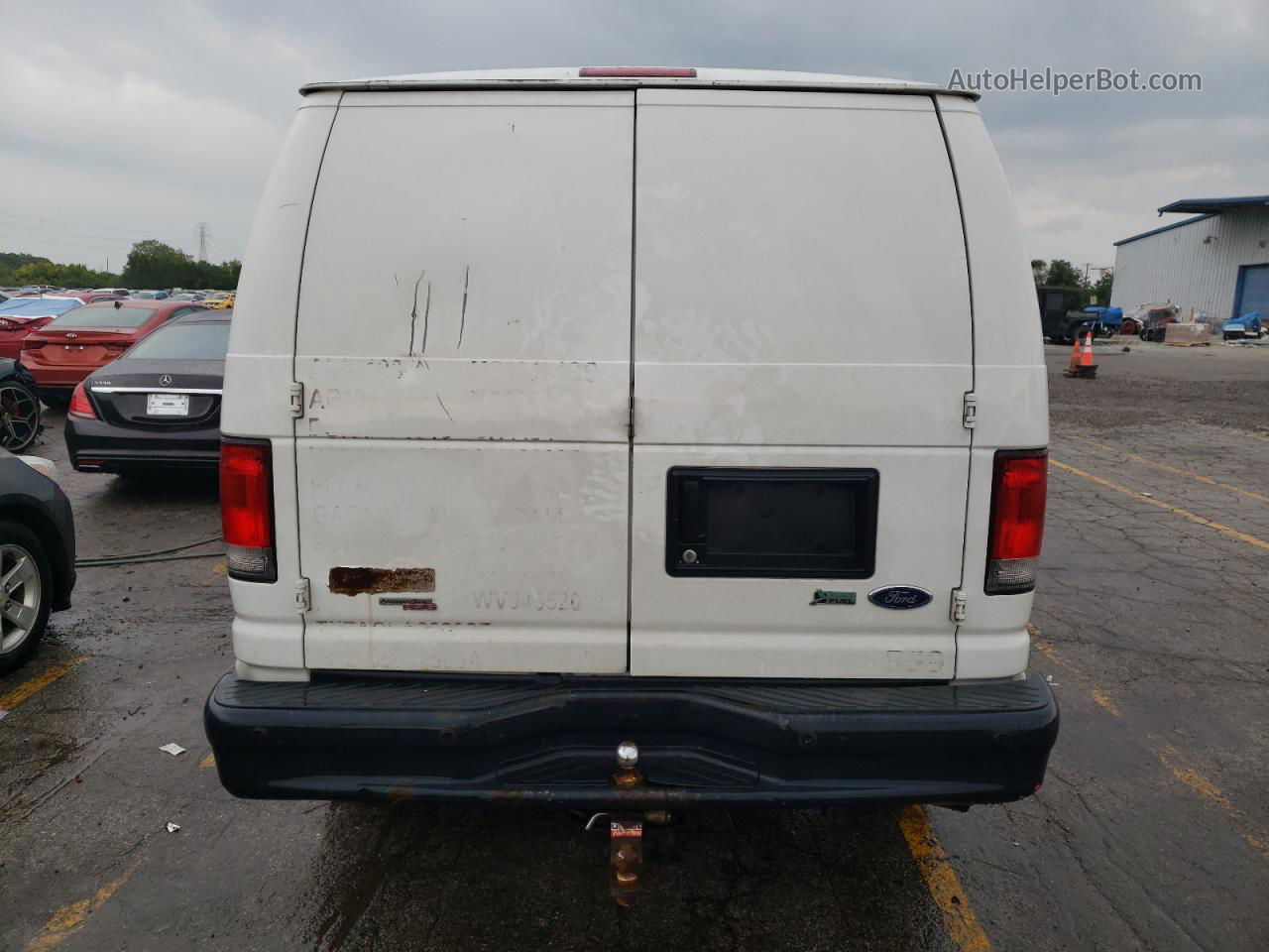 2013 Ford Econoline E250 Van White vin: 1FTNE2EW3DDB02102