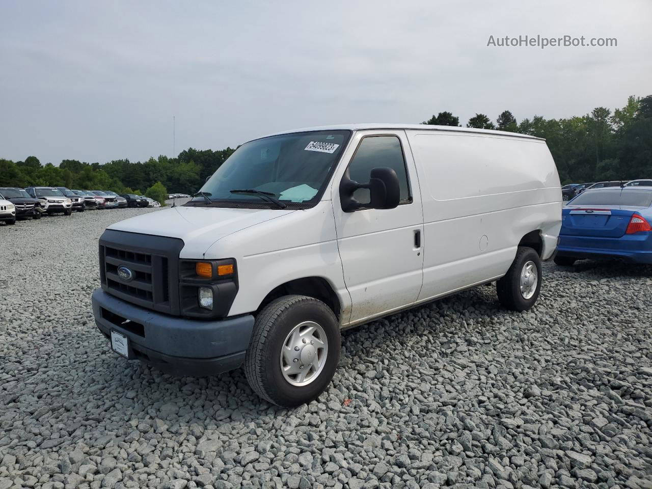 2013 Ford Econoline E250 Van White vin: 1FTNE2EW3DDB31308