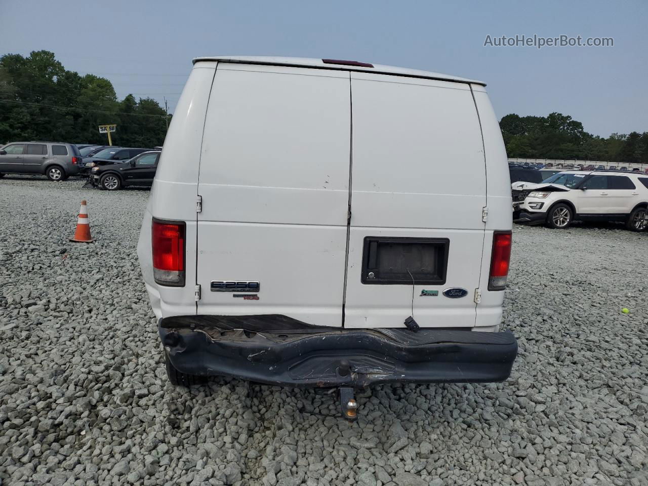 2013 Ford Econoline E250 Van White vin: 1FTNE2EW3DDB31308