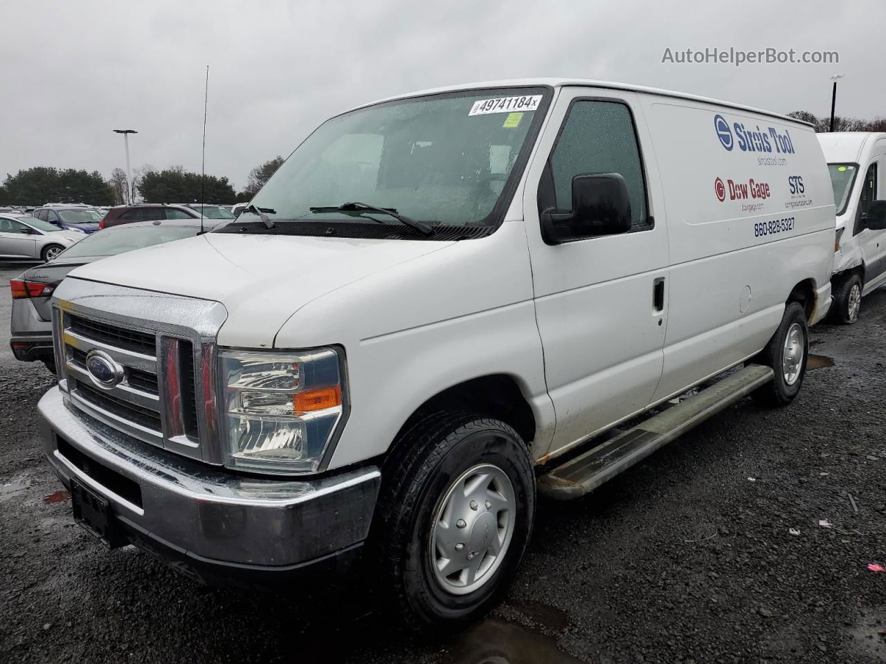 2010 Ford Econoline E250 Van White vin: 1FTNE2EW4ADA24912