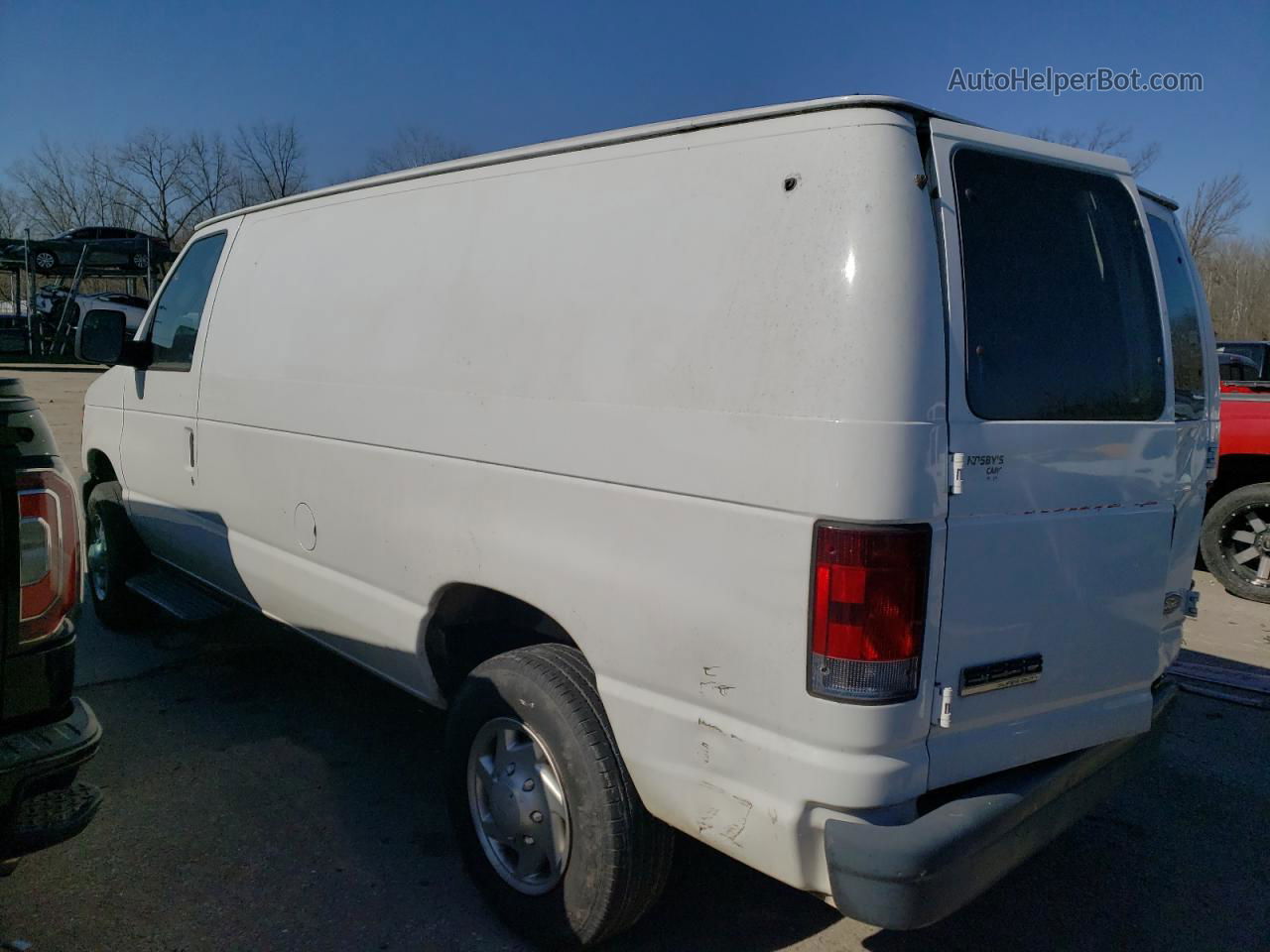 2012 Ford Econoline E250 Van White vin: 1FTNE2EW5CDB10569