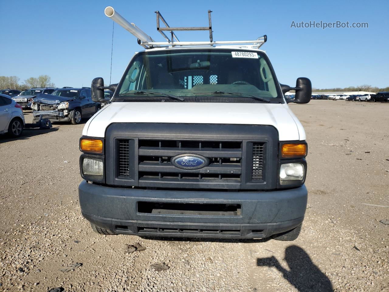 2013 Ford Econoline E250 Van White vin: 1FTNE2EW5DDA05127