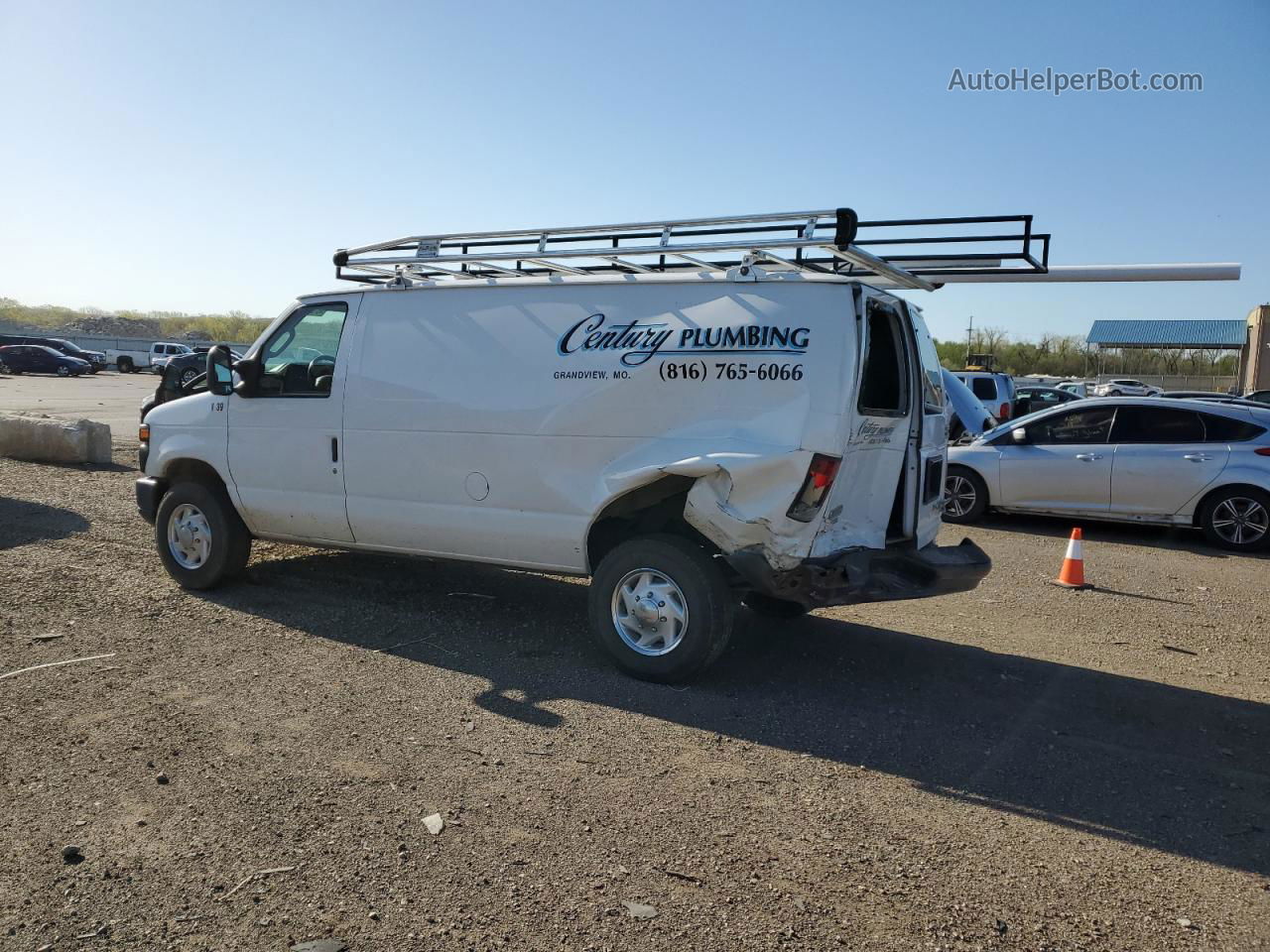 2013 Ford Econoline E250 Van White vin: 1FTNE2EW5DDA05127