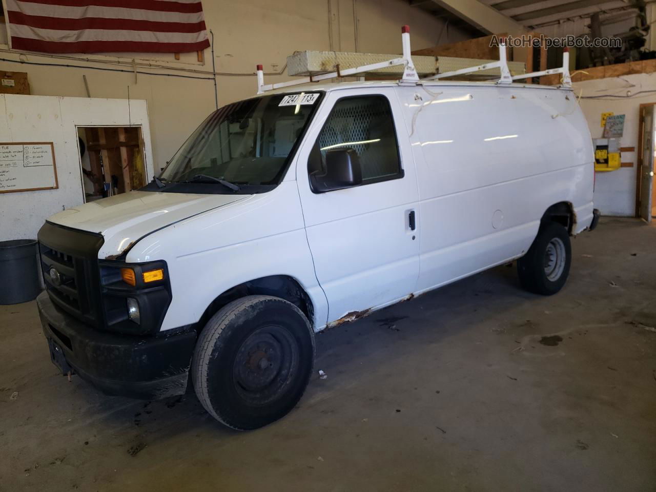 2010 Ford Econoline E250 Van White vin: 1FTNE2EW6ADA94346