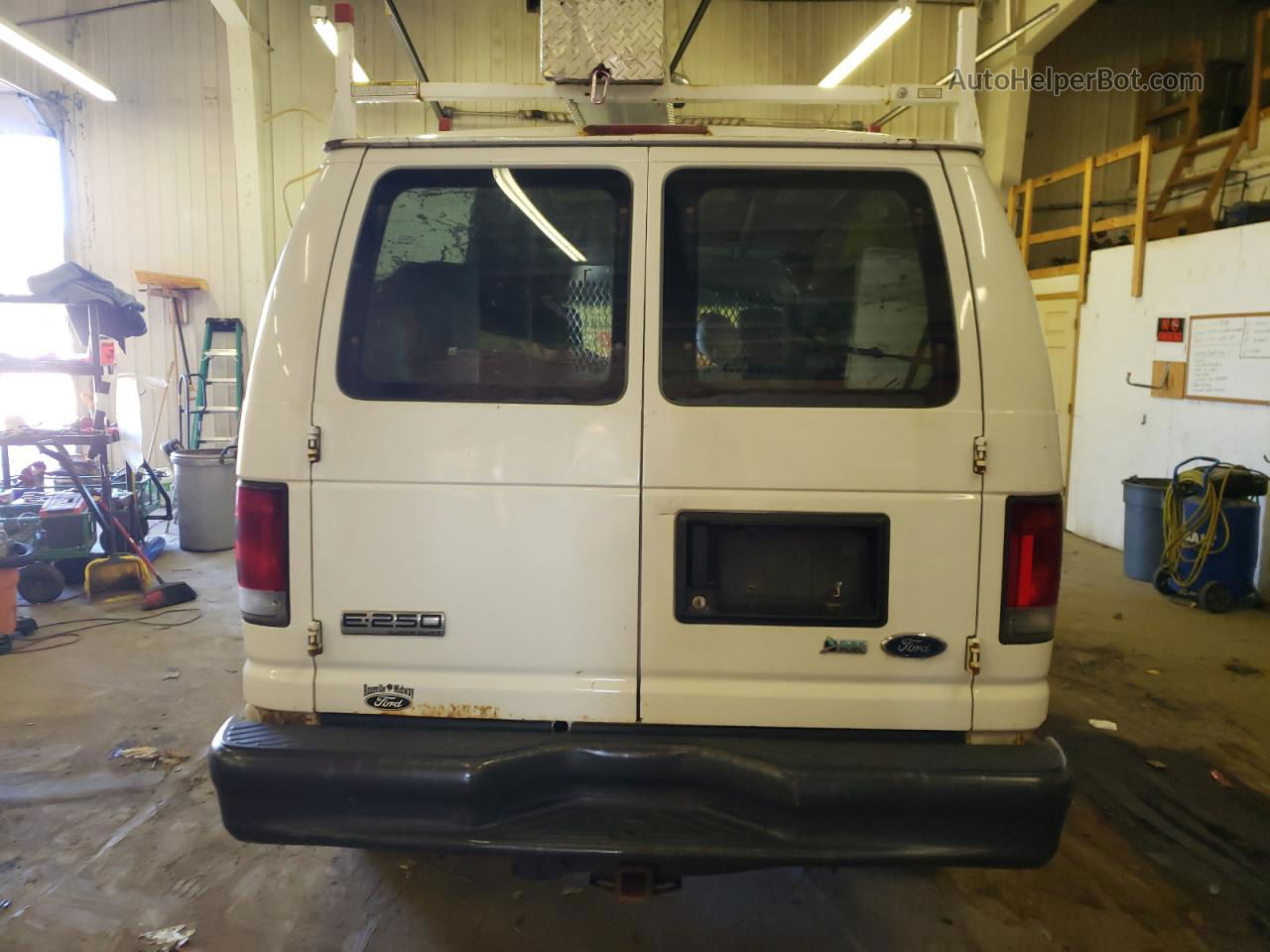 2010 Ford Econoline E250 Van White vin: 1FTNE2EW6ADA94346