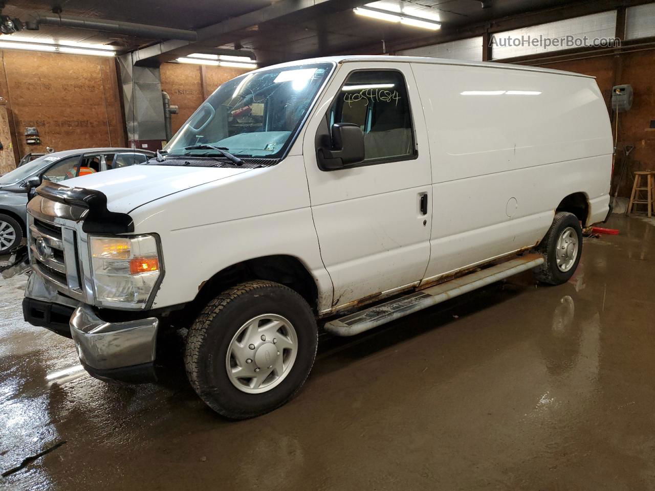 2013 Ford Econoline E250 Van White vin: 1FTNE2EW6DDA25659