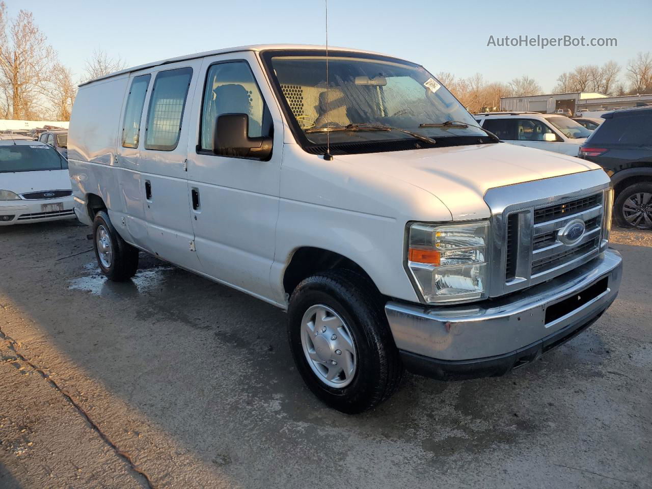 2010 Ford Econoline E250 Van White vin: 1FTNE2EW7ADA29389