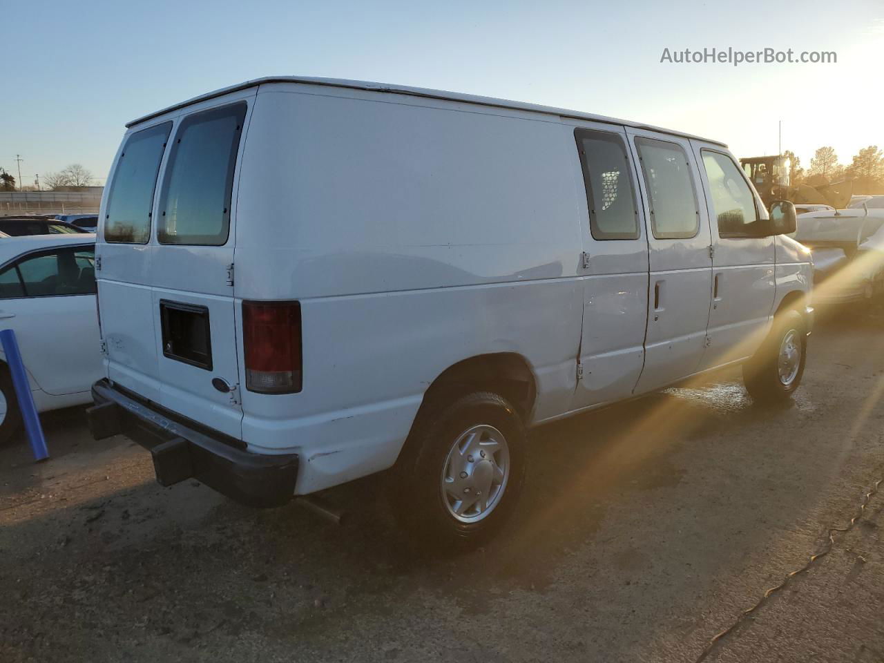 2010 Ford Econoline E250 Van White vin: 1FTNE2EW7ADA29389