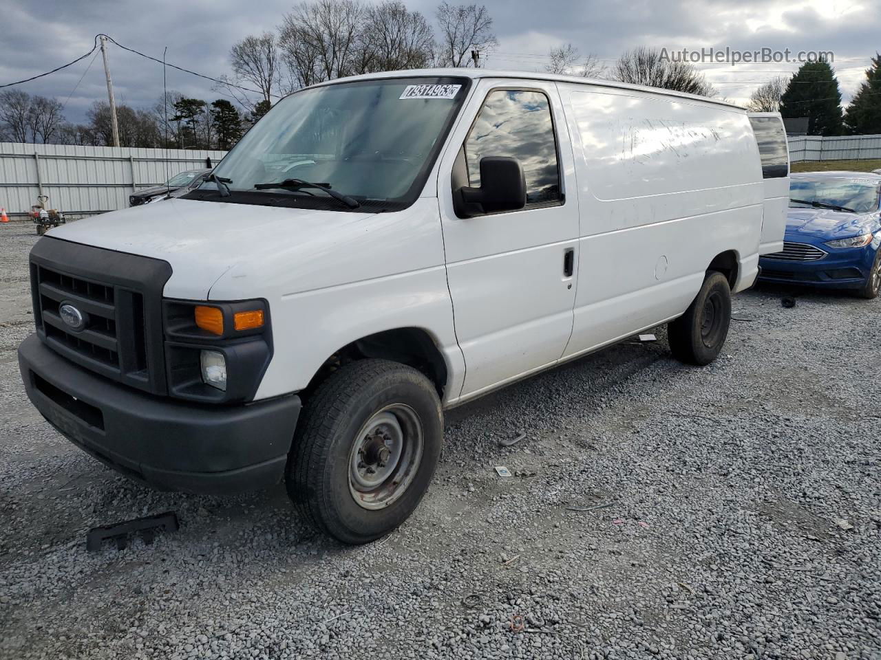 2010 Ford Econoline E250 Van White vin: 1FTNE2EW7ADA52364