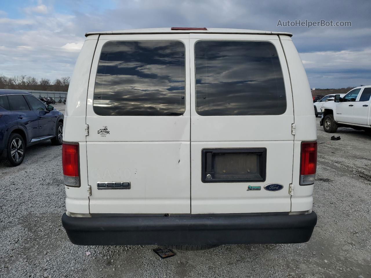 2010 Ford Econoline E250 Van White vin: 1FTNE2EW7ADA52364