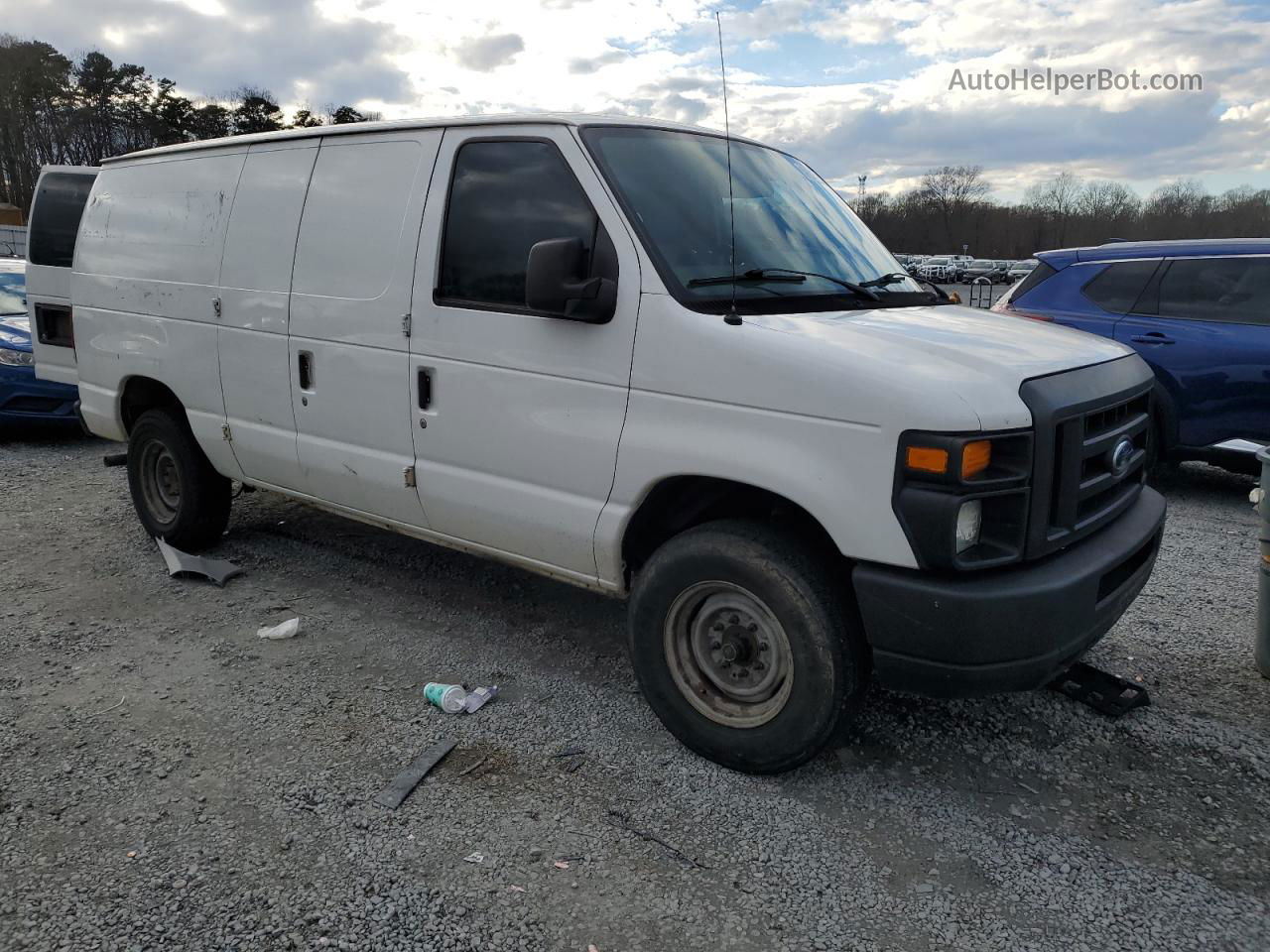 2010 Ford Econoline E250 Van White vin: 1FTNE2EW7ADA52364