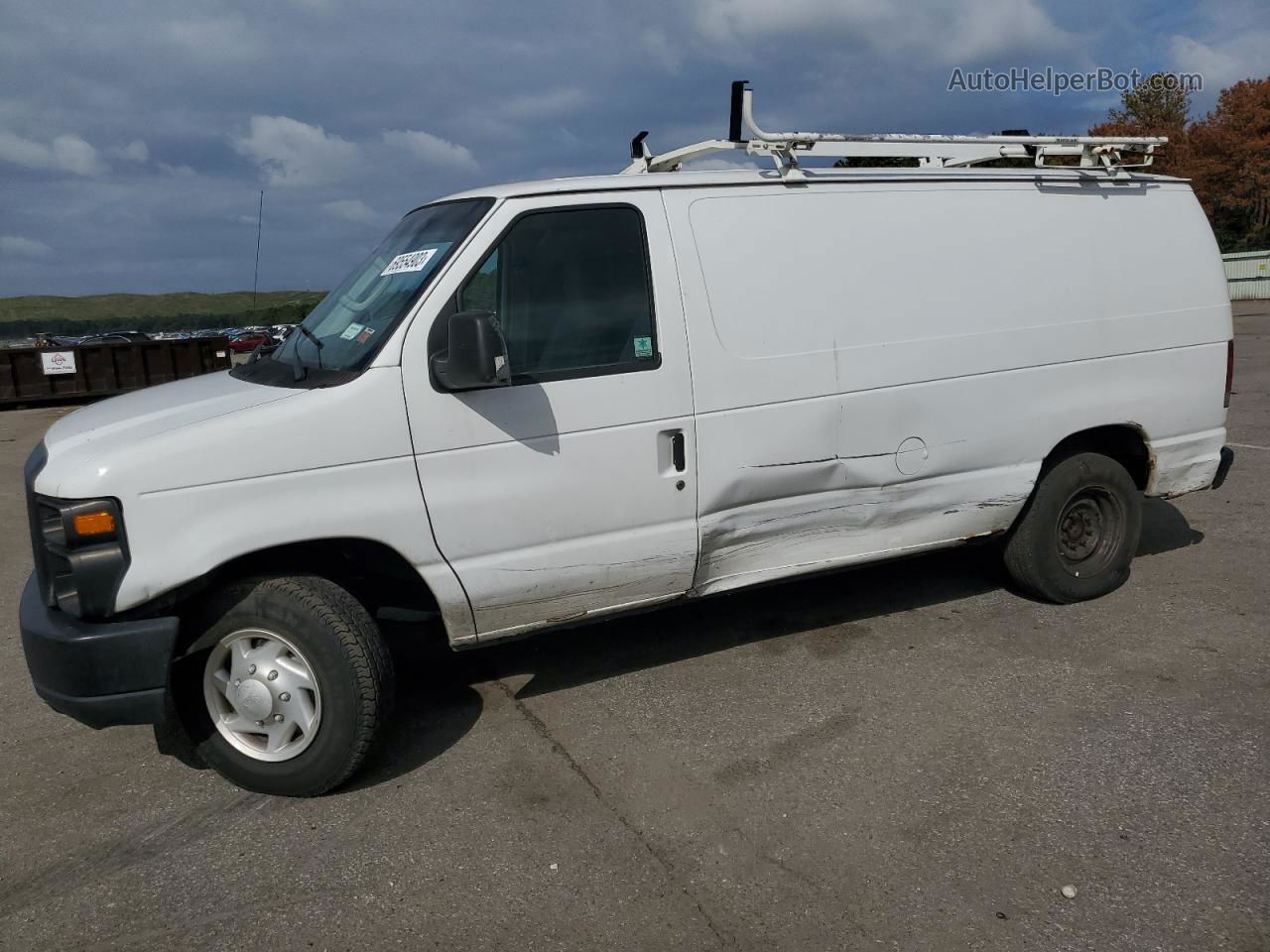 2012 Ford Econoline E250 Van White vin: 1FTNE2EW7CDA45210