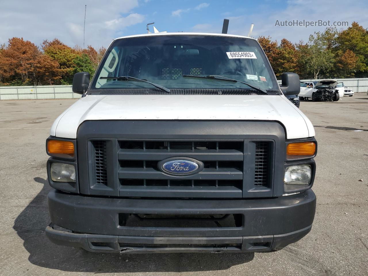 2012 Ford Econoline E250 Van White vin: 1FTNE2EW7CDA45210