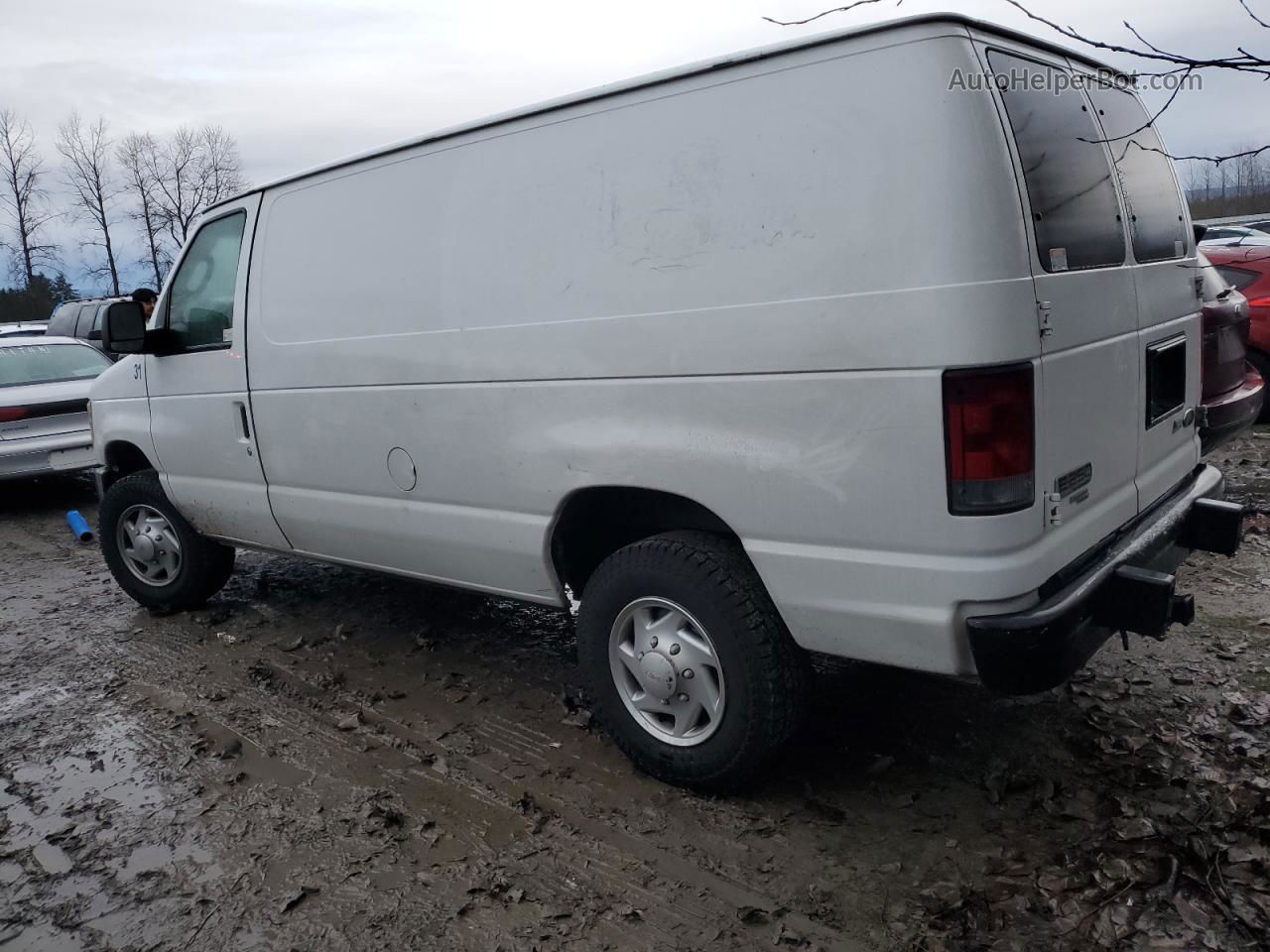 2012 Ford Econoline E250 Van White vin: 1FTNE2EW7CDA64792