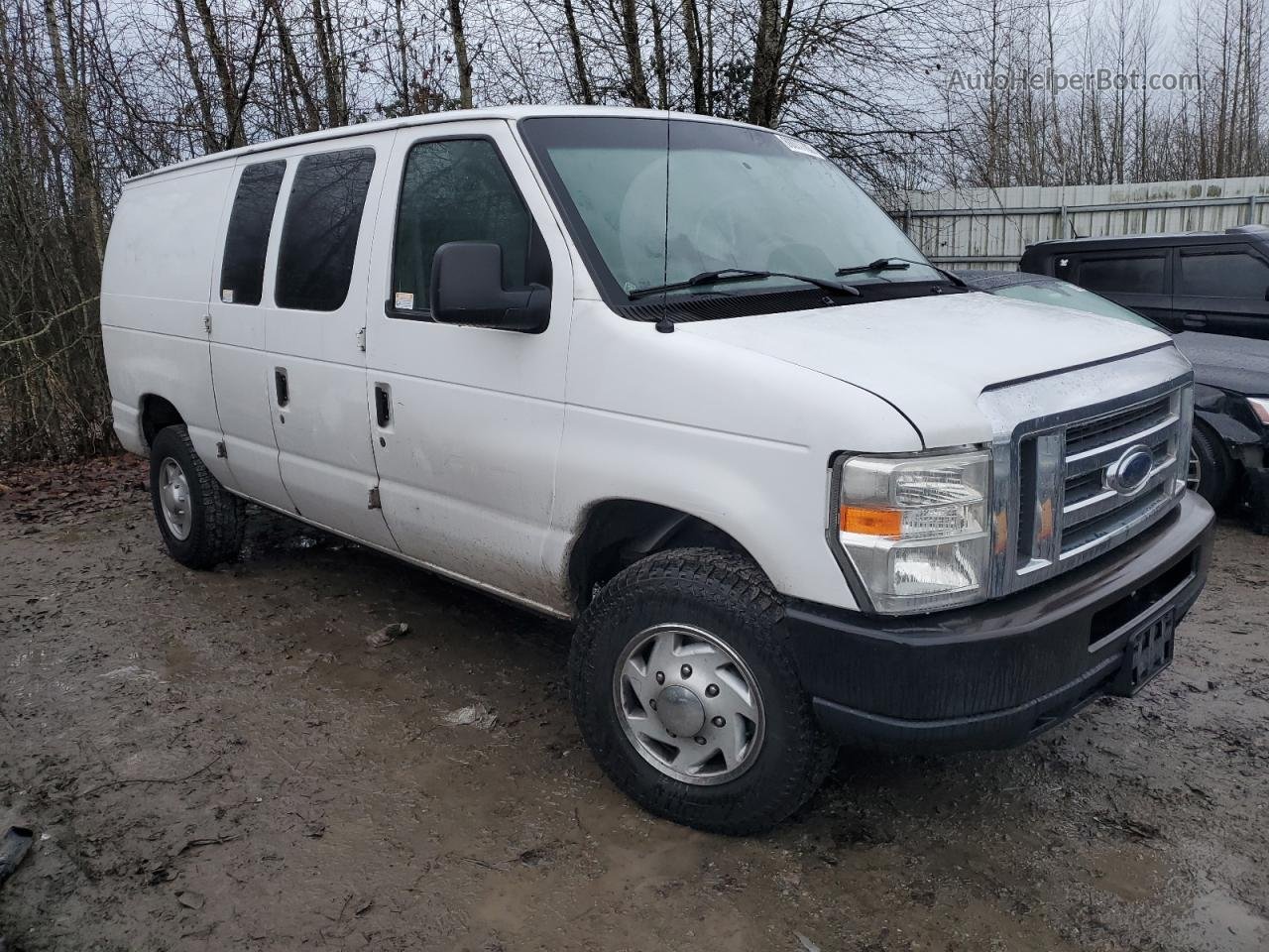 2012 Ford Econoline E250 Van White vin: 1FTNE2EW7CDA64792