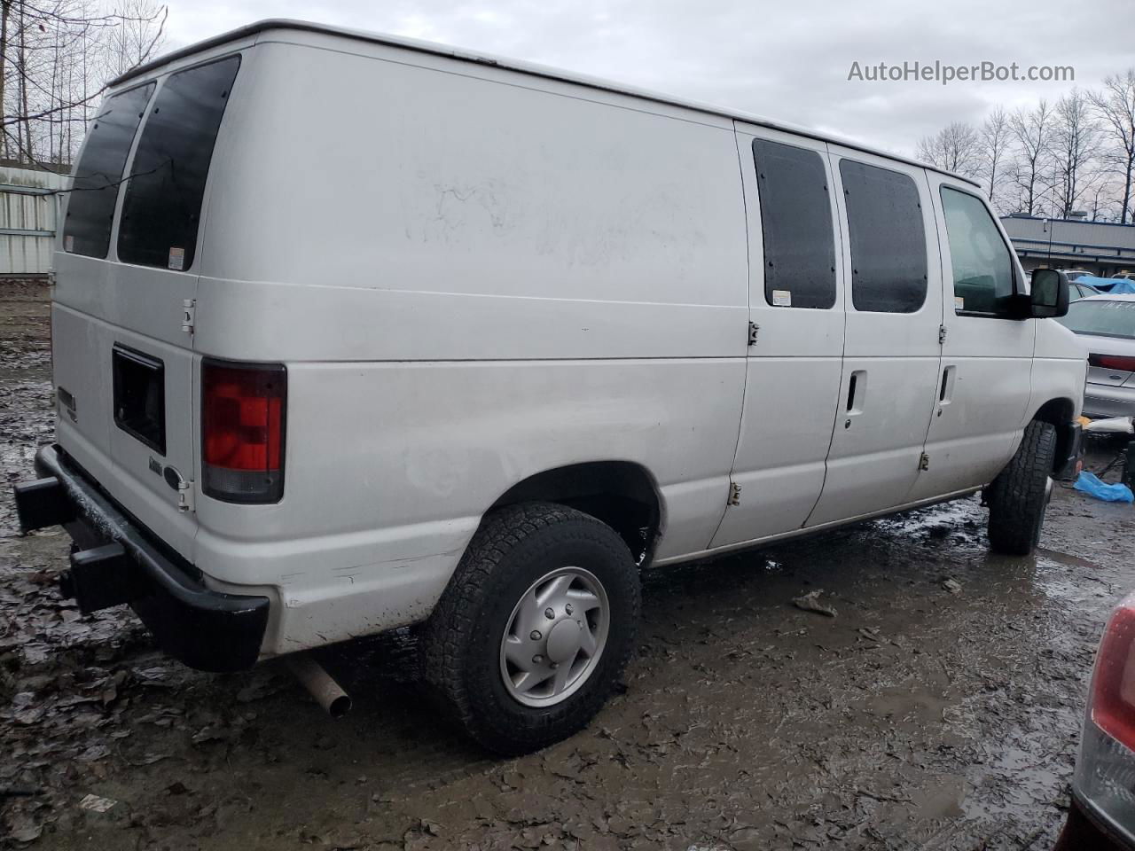 2012 Ford Econoline E250 Van White vin: 1FTNE2EW7CDA64792