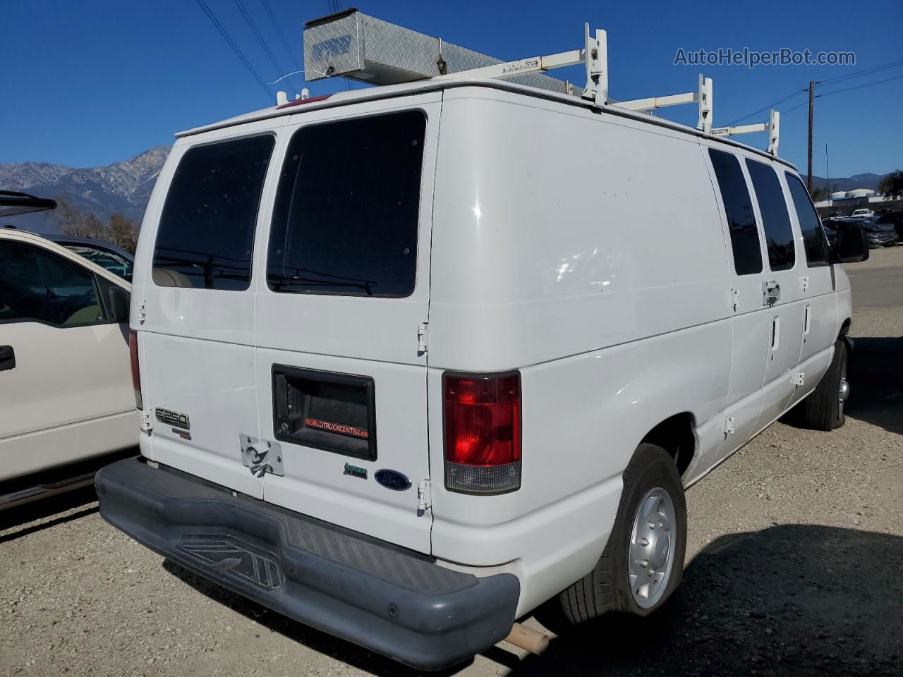 2012 Ford Econoline E250 Van White vin: 1FTNE2EW7CDB09102