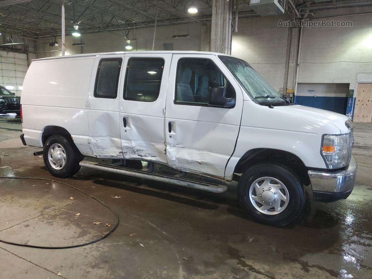 2013 Ford Econoline E250 Van White vin: 1FTNE2EW7DDA32880