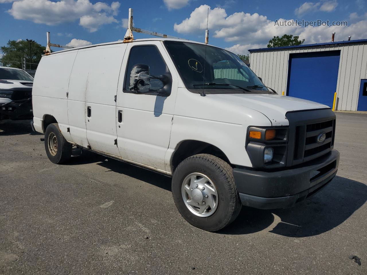 2013 Ford Econoline E250 Van White vin: 1FTNE2EW7DDA38162