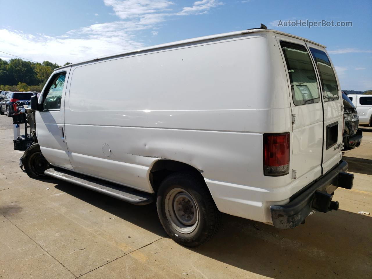 2013 Ford Econoline E250 Van White vin: 1FTNE2EW7DDA46925