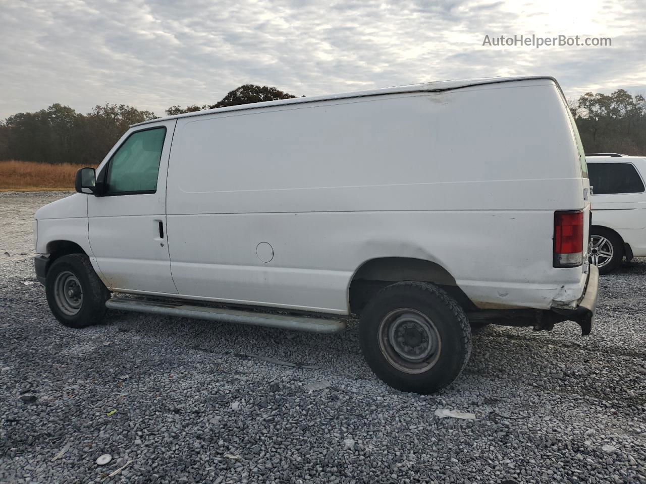 2013 Ford Econoline E250 Van White vin: 1FTNE2EW7DDA66771