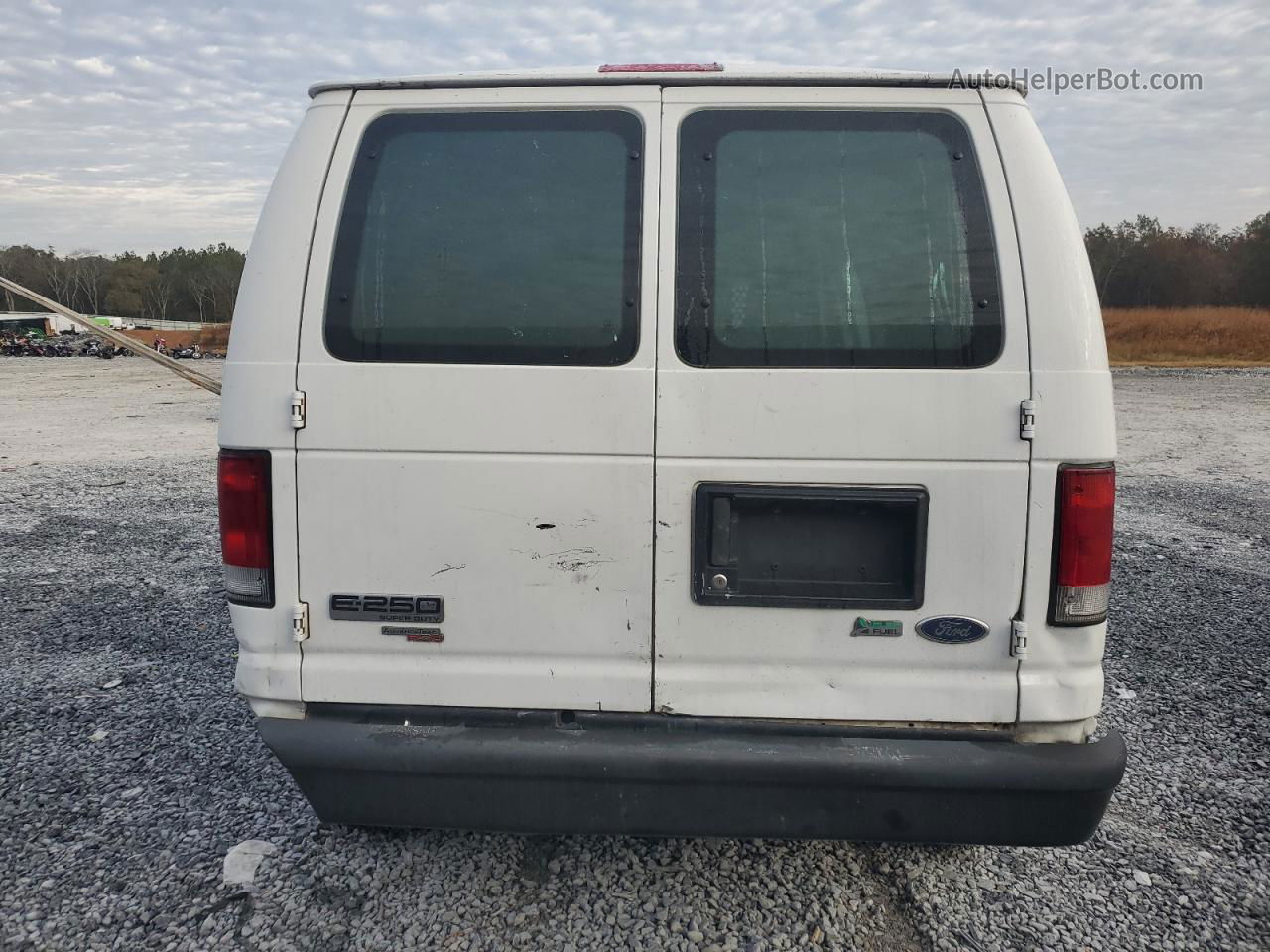 2013 Ford Econoline E250 Van White vin: 1FTNE2EW7DDA66771