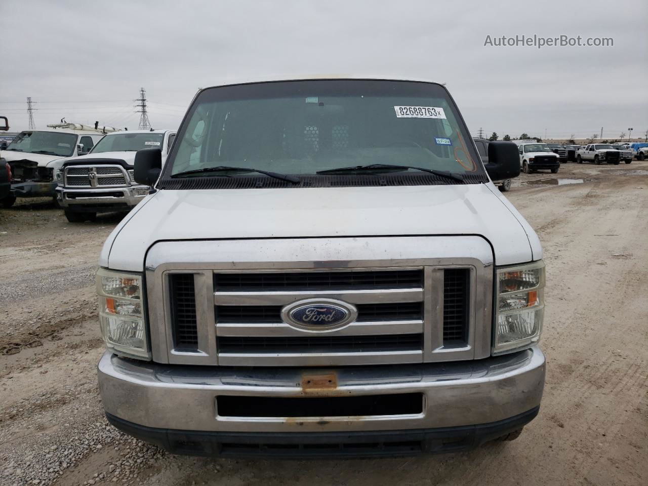 2013 Ford Econoline E250 Van White vin: 1FTNE2EW7DDB16746