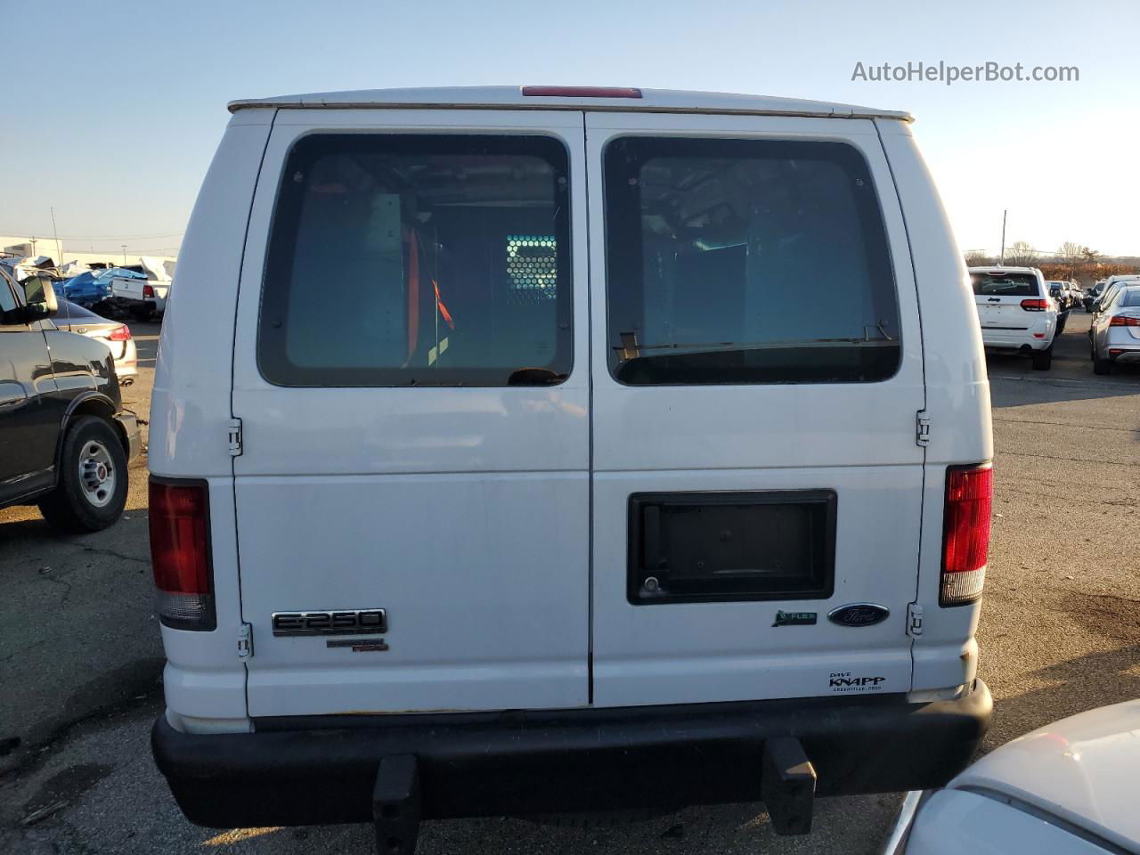 2013 Ford Econoline E250 Van White vin: 1FTNE2EW8DDA21130