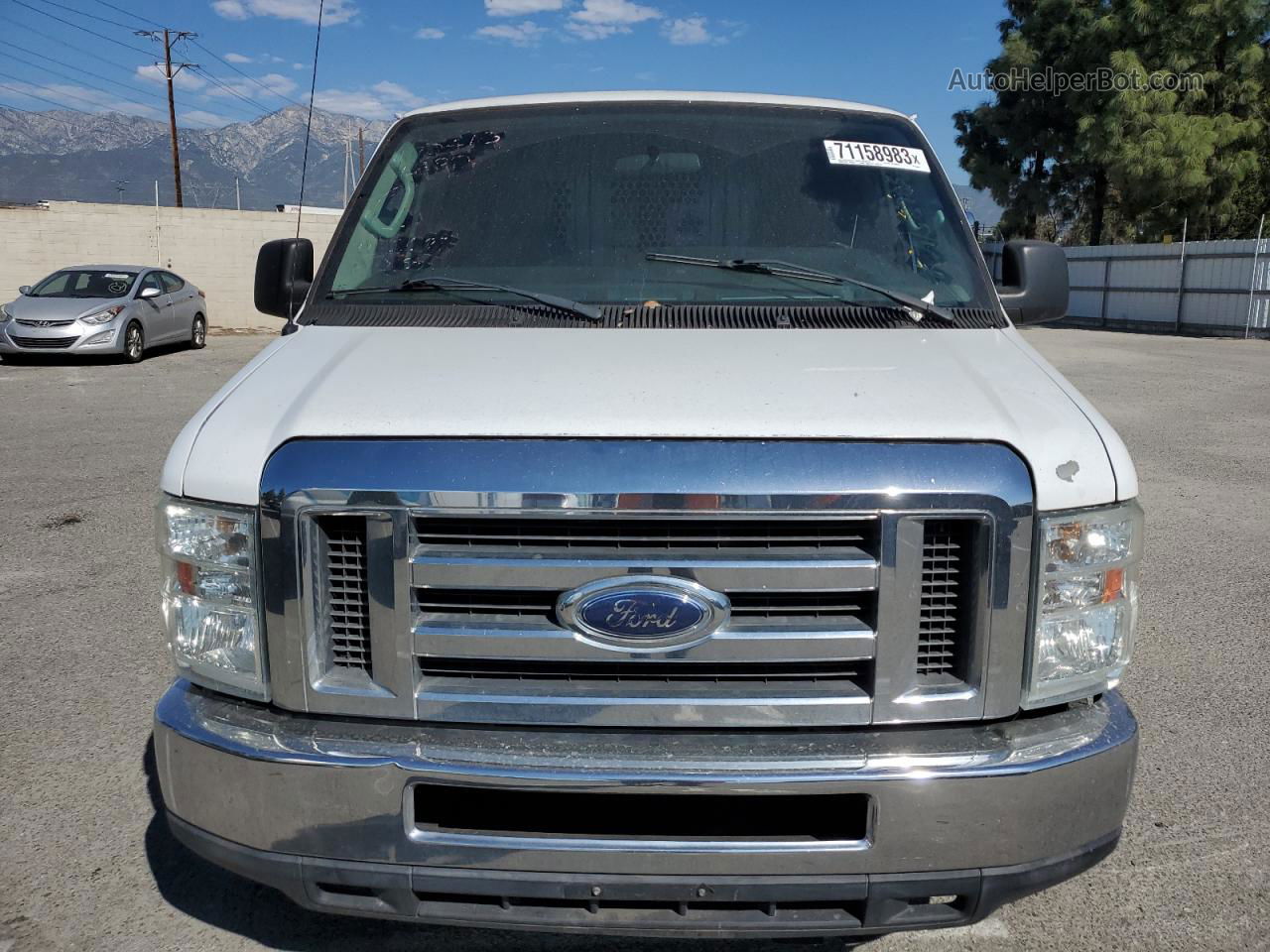 2013 Ford Econoline E250 Van White vin: 1FTNE2EW8DDA32404