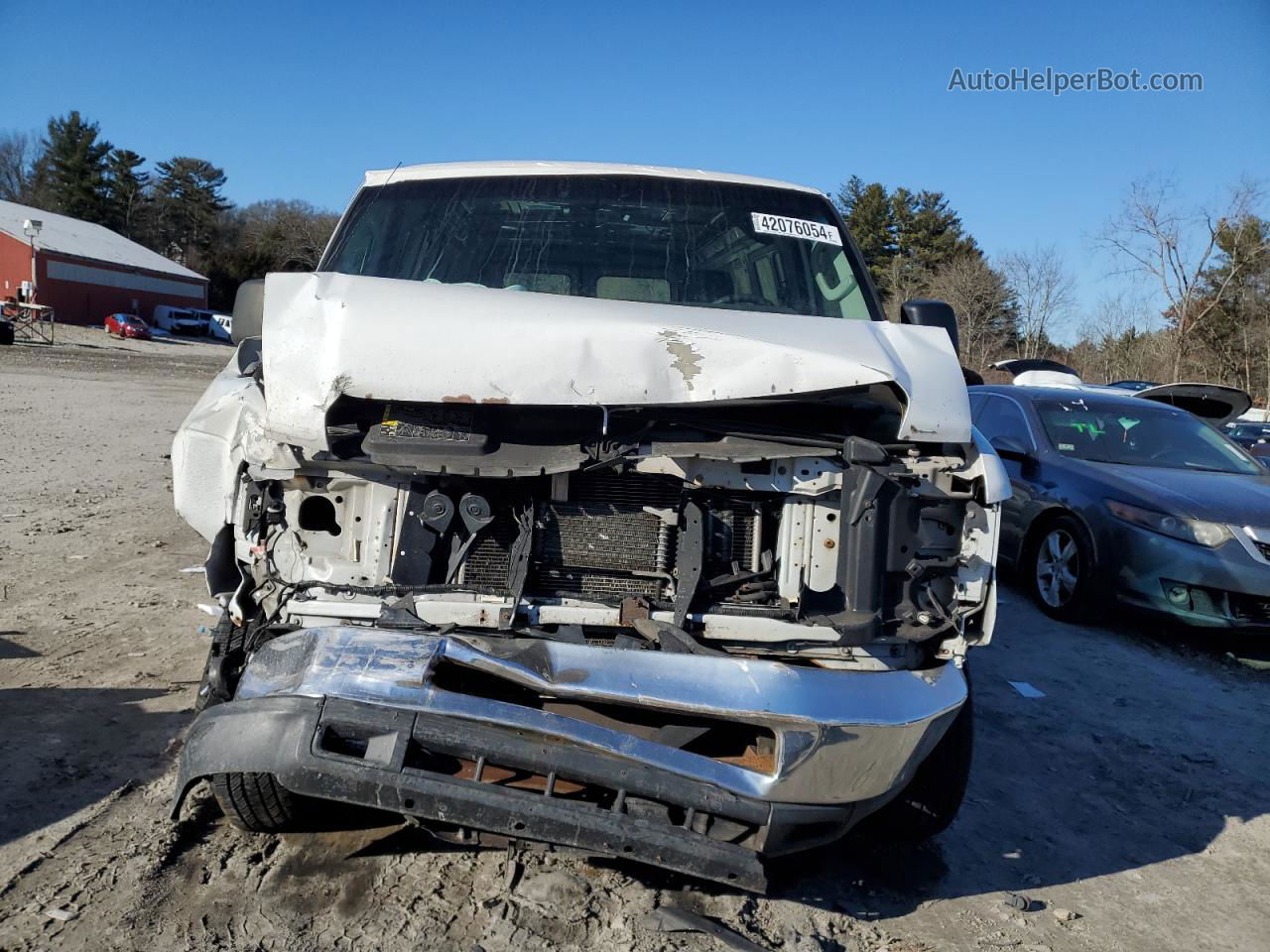 2013 Ford Econoline E250 Van White vin: 1FTNE2EW8DDA63054