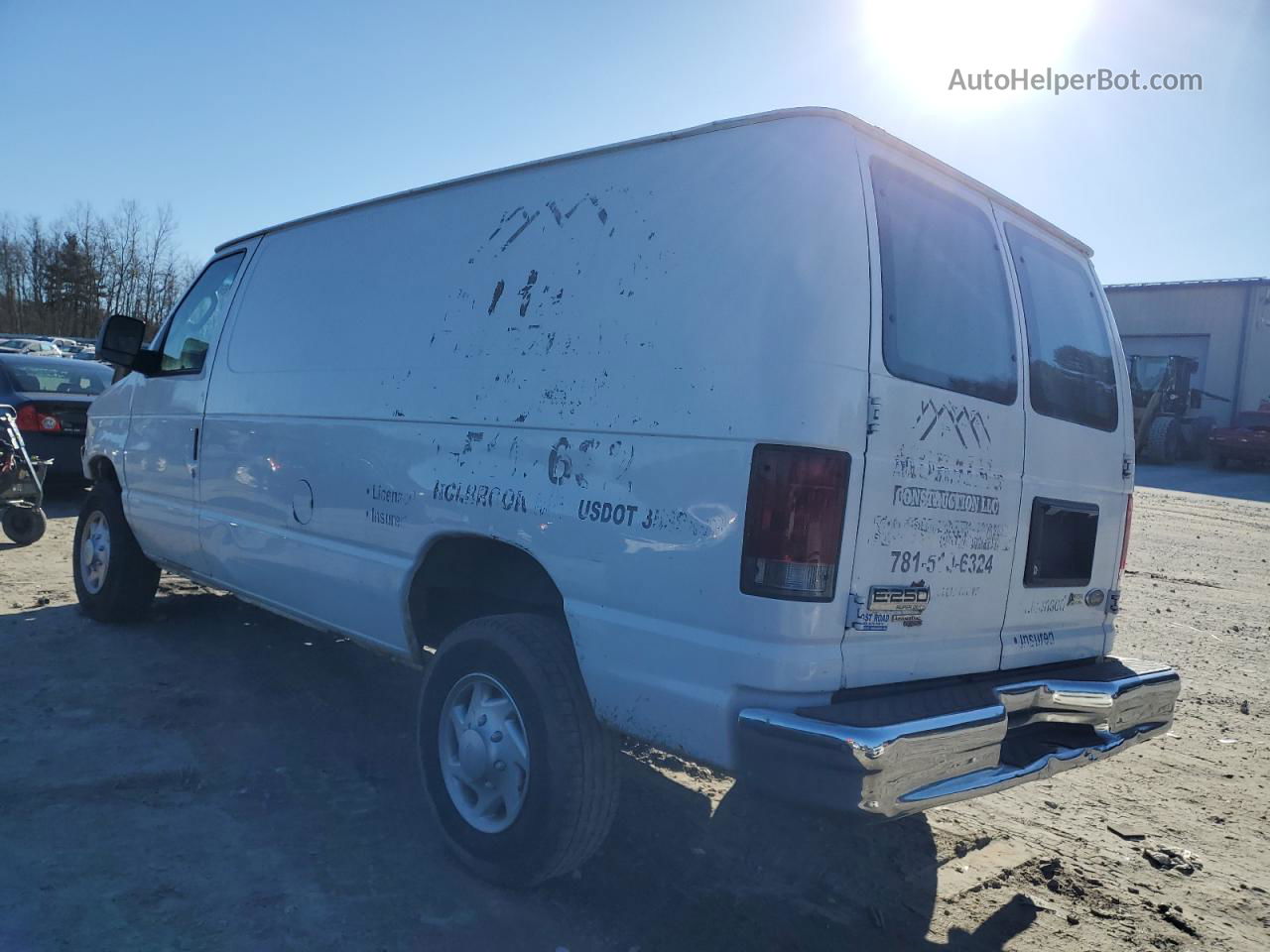 2013 Ford Econoline E250 Van White vin: 1FTNE2EW8DDA63054