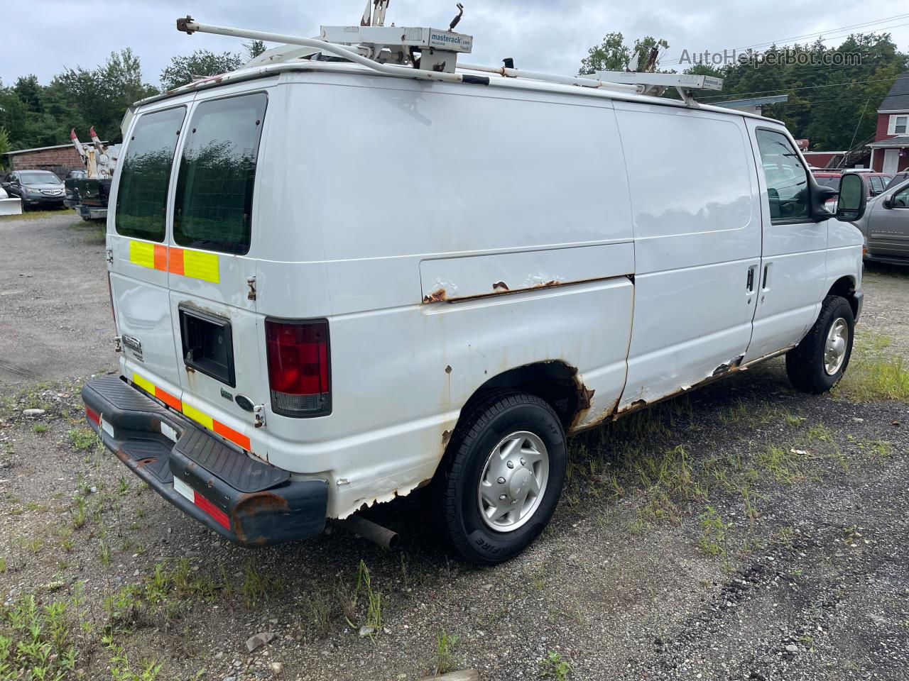 2013 Ford Econoline E250 Van White vin: 1FTNE2EW8DDA81361