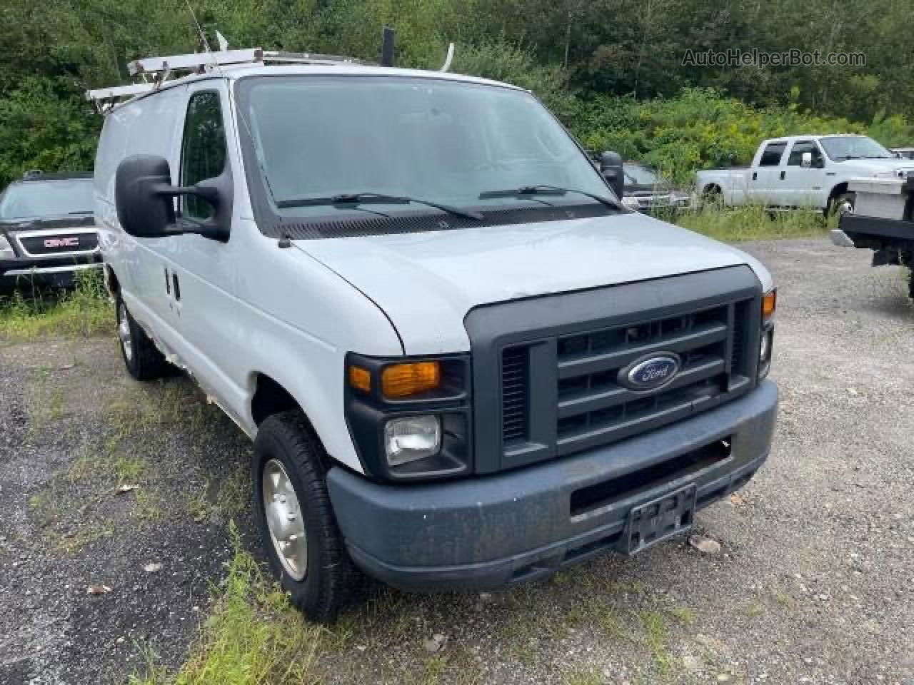 2013 Ford Econoline E250 Van White vin: 1FTNE2EW8DDA81361