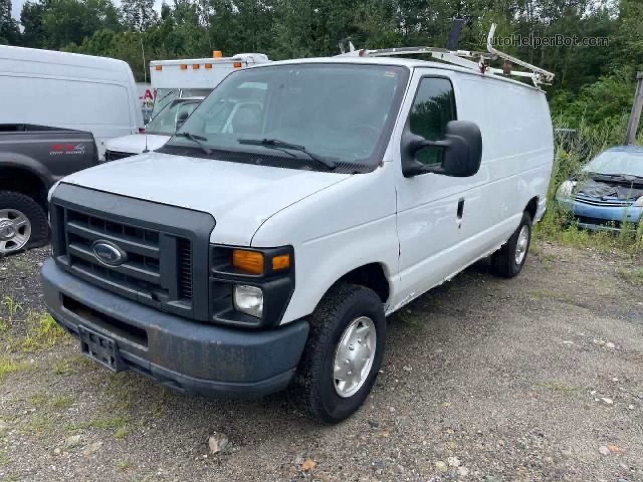 2013 Ford Econoline E250 Van White vin: 1FTNE2EW8DDA81361