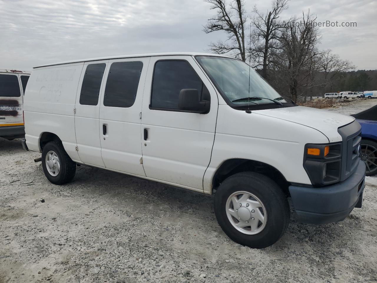 2013 Ford Econoline E250 Van White vin: 1FTNE2EW8DDB02838