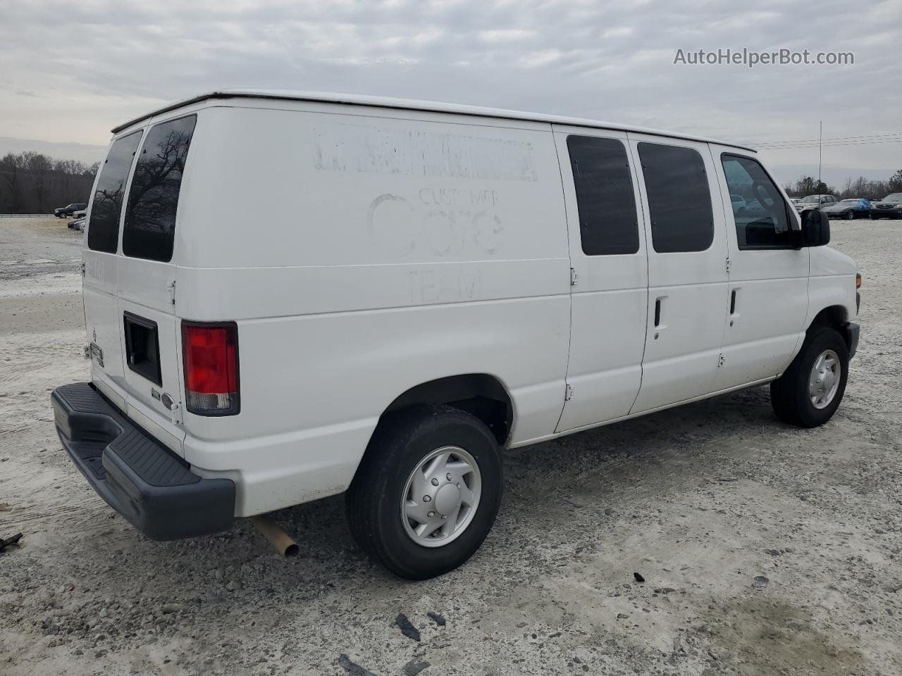 2013 Ford Econoline E250 Van White vin: 1FTNE2EW8DDB02838