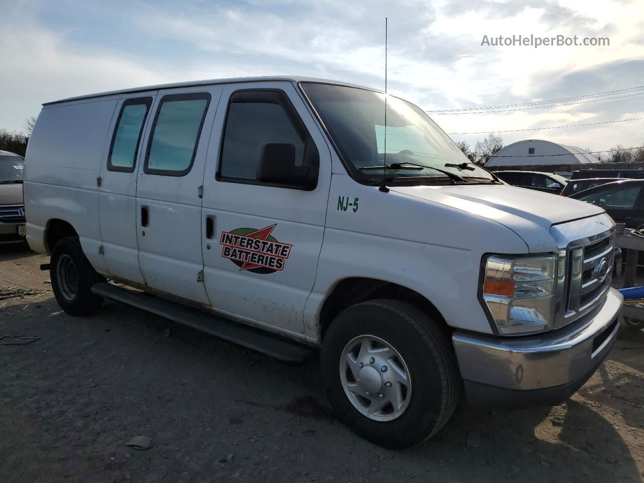 2010 Ford Econoline E250 Van White vin: 1FTNE2EW9ADA29362