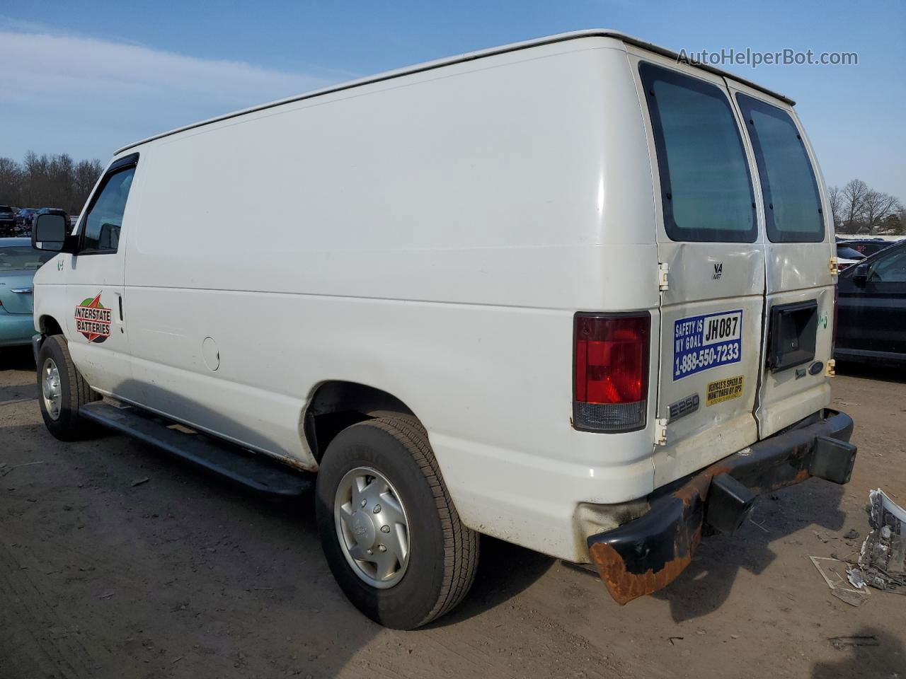 2010 Ford Econoline E250 Van White vin: 1FTNE2EW9ADA29362