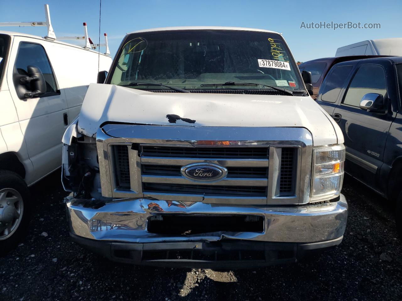 2012 Ford Econoline E250 Van White vin: 1FTNE2EW9CDA84249