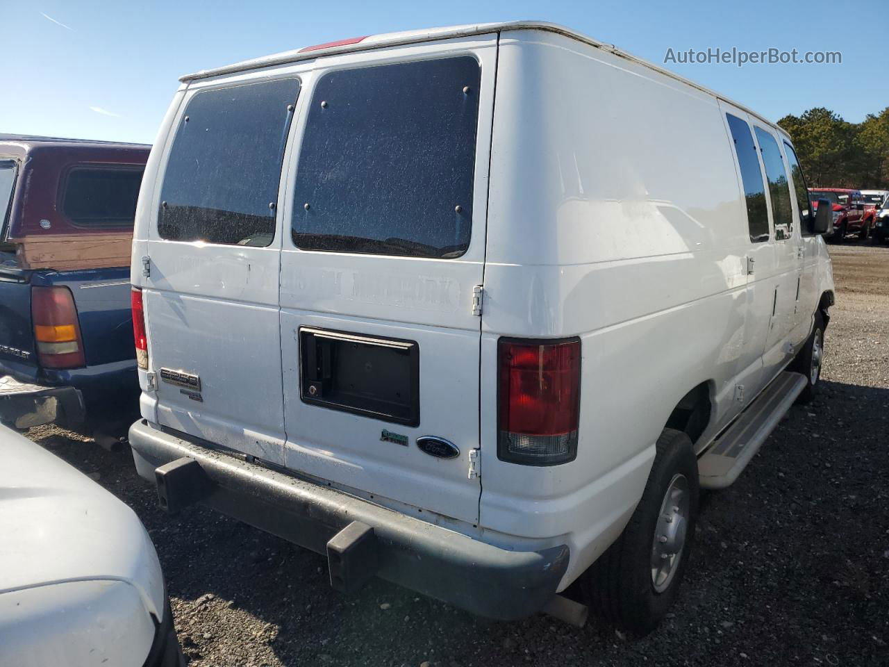 2012 Ford Econoline E250 Van White vin: 1FTNE2EW9CDA84249