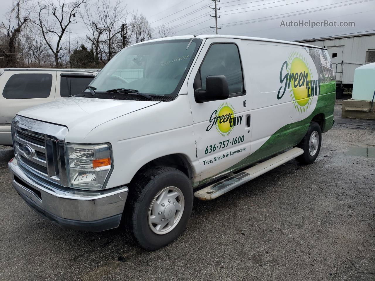 2013 Ford Econoline E250 Van White vin: 1FTNE2EWXDDA25566