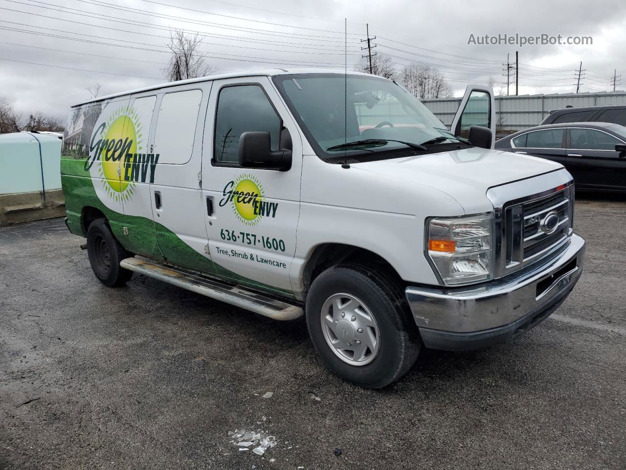 2013 Ford Econoline E250 Van White vin: 1FTNE2EWXDDA25566