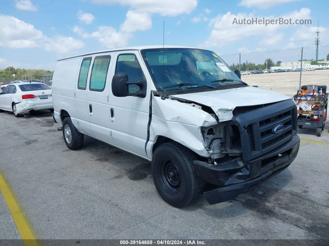 2013 Ford E-250 Commercial White vin: 1FTNE2EWXDDA38575